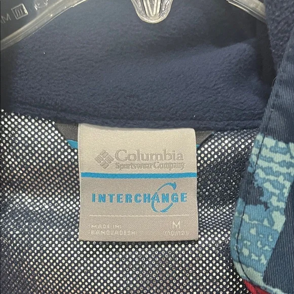 Columbia Kids' Vibrant Blue and Red Puffer Jacket - Picture 2 of 9